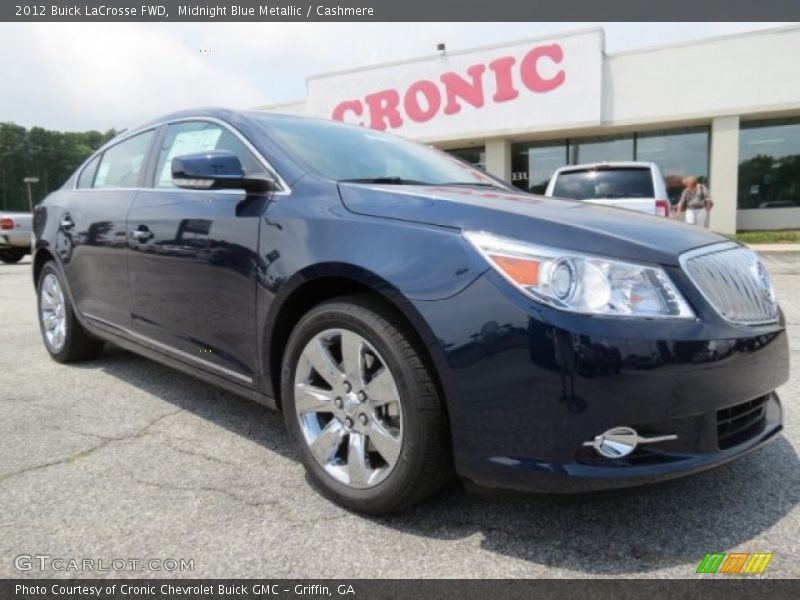 Midnight Blue Metallic / Cashmere 2012 Buick LaCrosse FWD