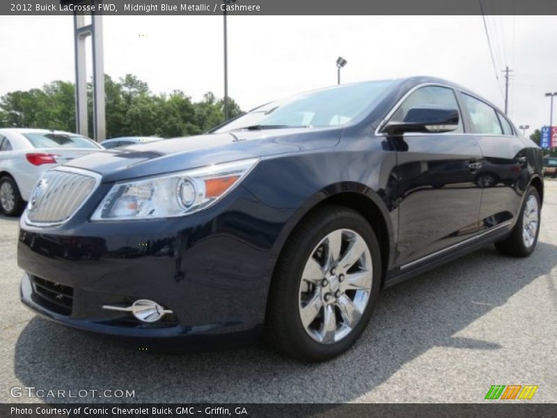 Midnight Blue Metallic / Cashmere 2012 Buick LaCrosse FWD
