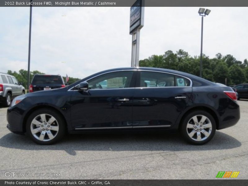 Midnight Blue Metallic / Cashmere 2012 Buick LaCrosse FWD