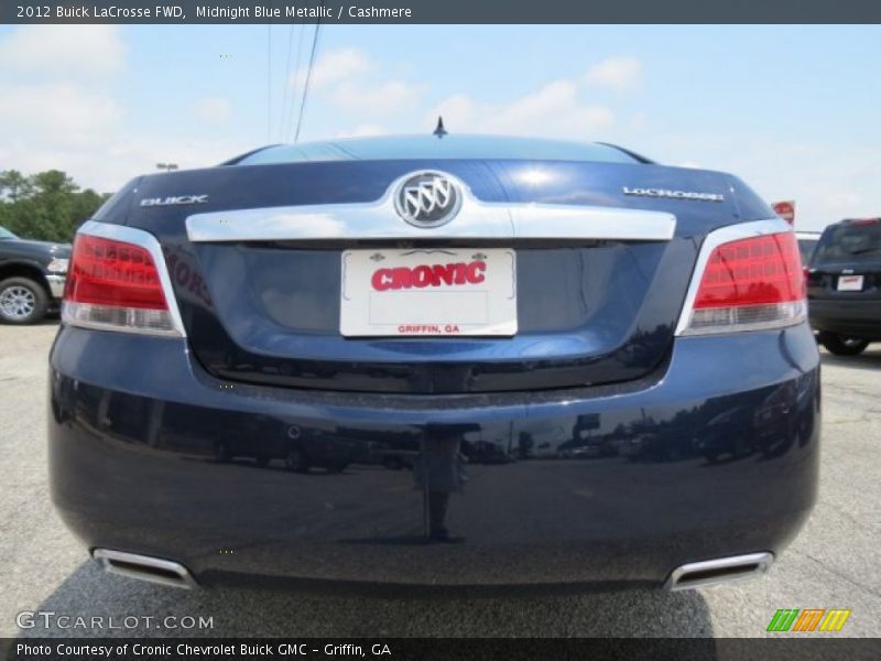 Midnight Blue Metallic / Cashmere 2012 Buick LaCrosse FWD