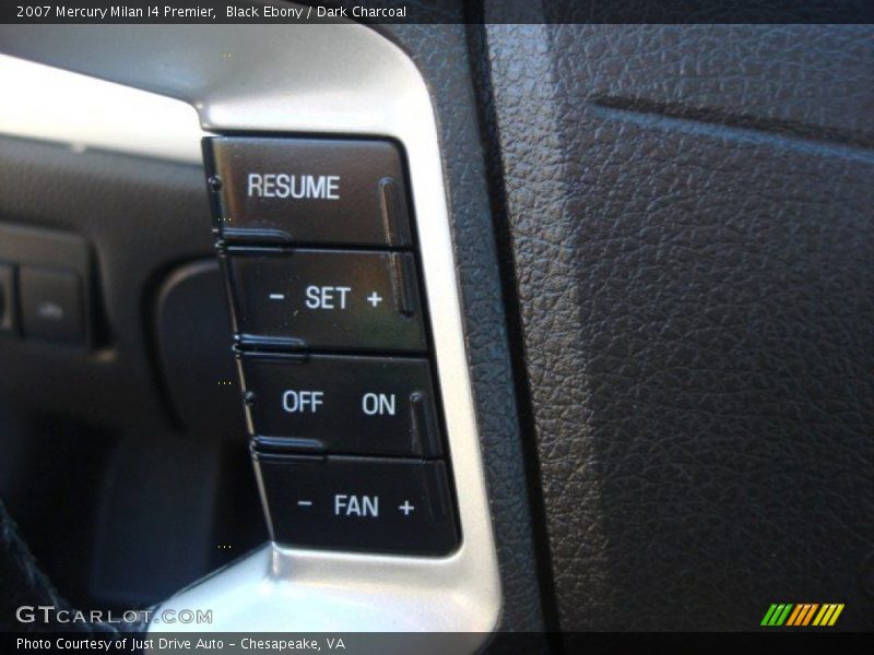 Black Ebony / Dark Charcoal 2007 Mercury Milan I4 Premier