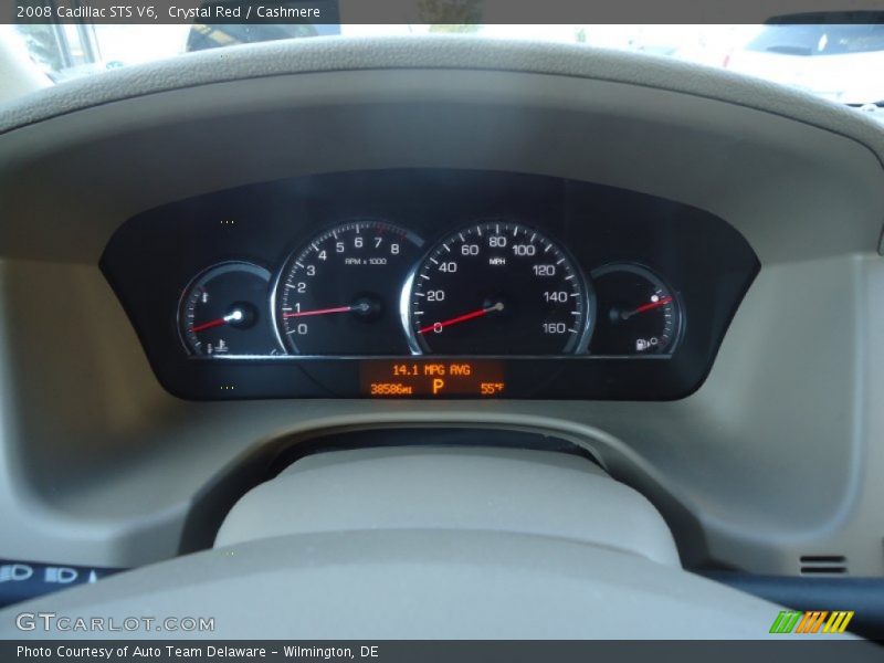 Crystal Red / Cashmere 2008 Cadillac STS V6