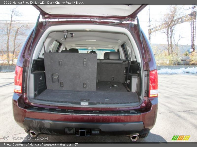 Dark Cherry Pearl / Black 2011 Honda Pilot EX-L 4WD