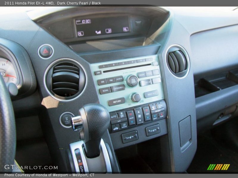 Dark Cherry Pearl / Black 2011 Honda Pilot EX-L 4WD