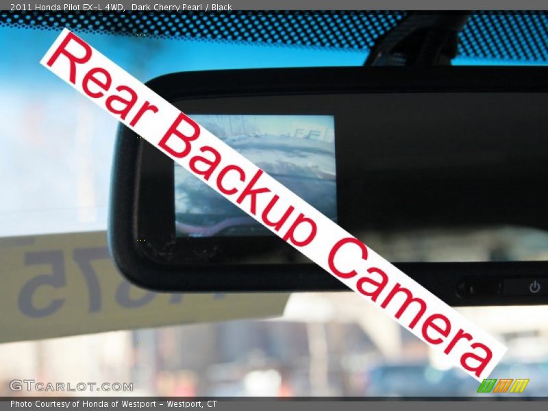 Dark Cherry Pearl / Black 2011 Honda Pilot EX-L 4WD