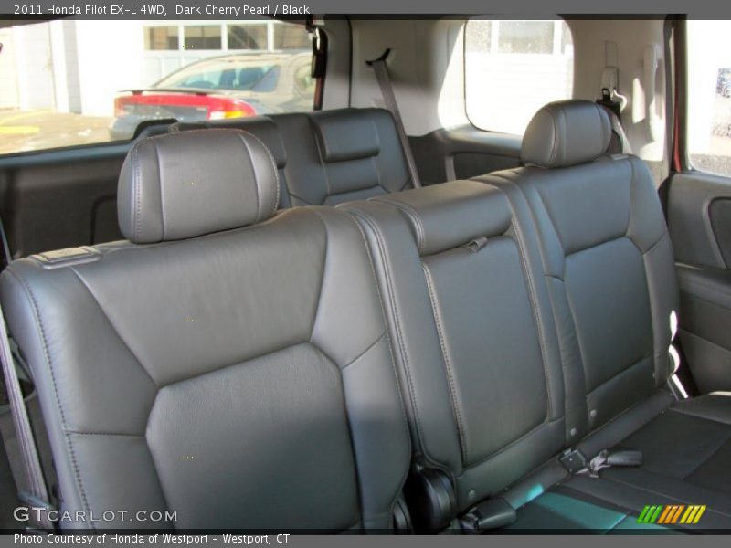 Dark Cherry Pearl / Black 2011 Honda Pilot EX-L 4WD