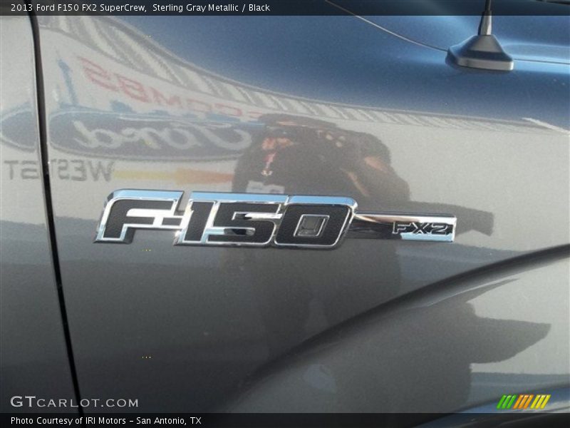 Sterling Gray Metallic / Black 2013 Ford F150 FX2 SuperCrew