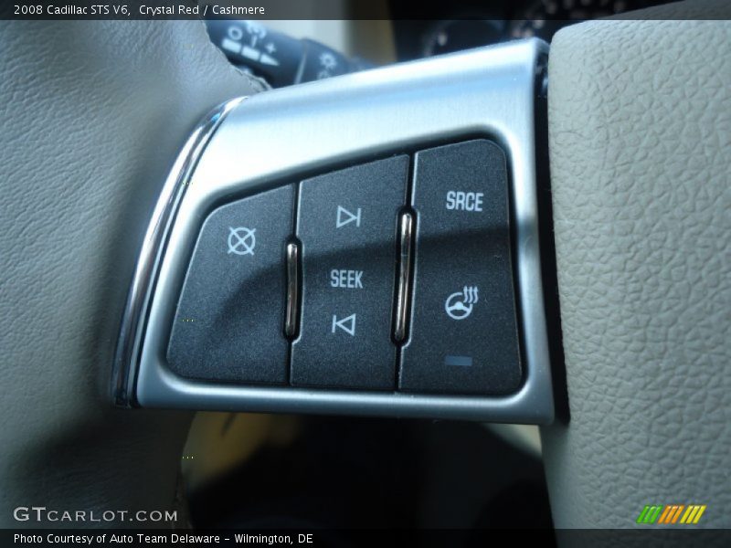 Crystal Red / Cashmere 2008 Cadillac STS V6