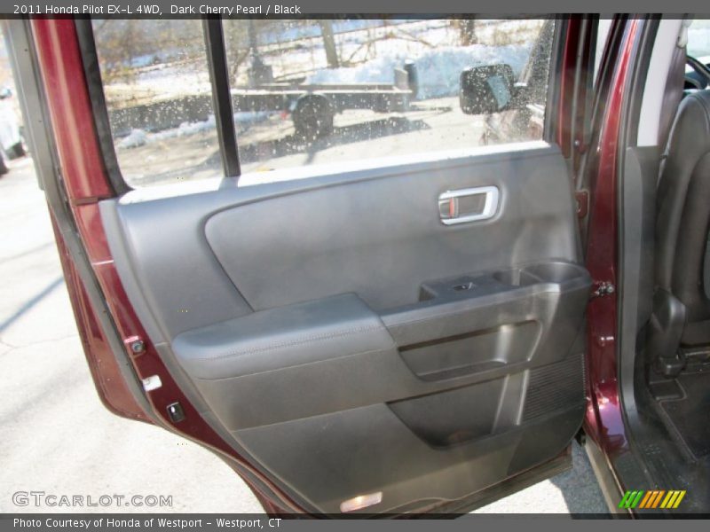 Dark Cherry Pearl / Black 2011 Honda Pilot EX-L 4WD