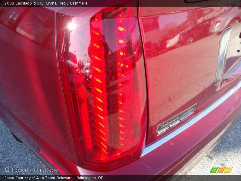 Crystal Red / Cashmere 2008 Cadillac STS V6