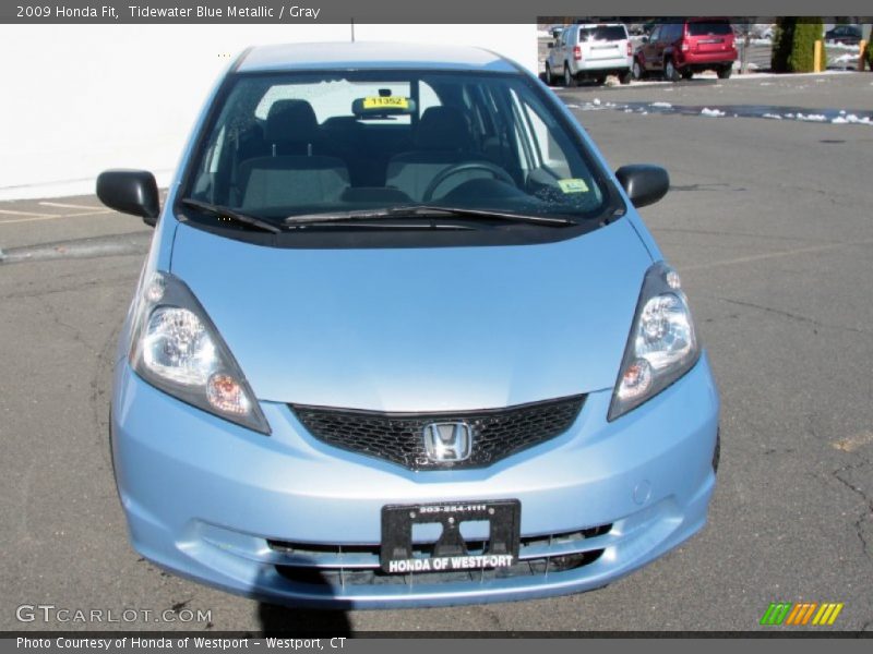 Tidewater Blue Metallic / Gray 2009 Honda Fit