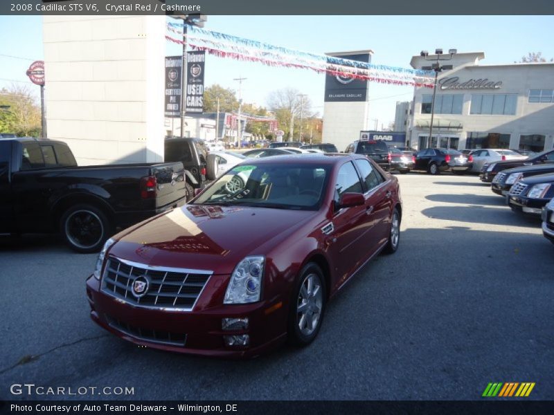 Crystal Red / Cashmere 2008 Cadillac STS V6