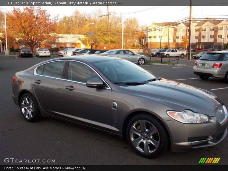 Vapour Grey Metallic / Warm Charcoal 2010 Jaguar XF Sport Sedan
