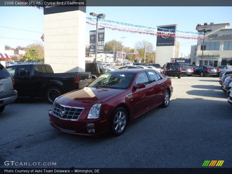 Crystal Red / Cashmere 2008 Cadillac STS V6