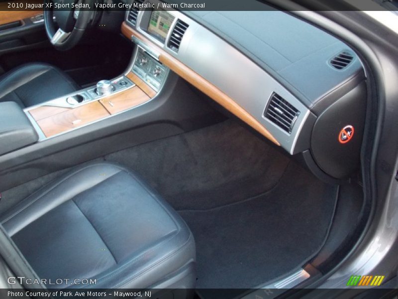 Vapour Grey Metallic / Warm Charcoal 2010 Jaguar XF Sport Sedan