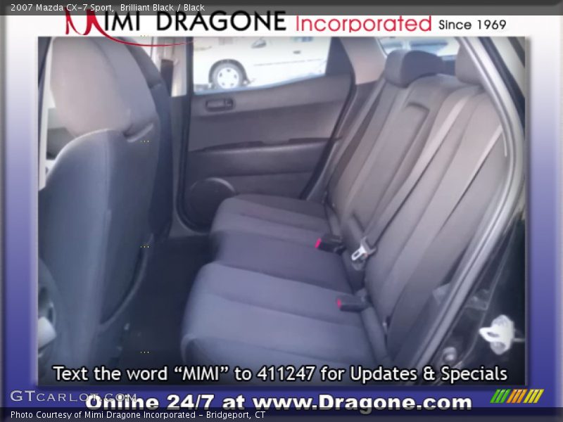 Brilliant Black / Black 2007 Mazda CX-7 Sport