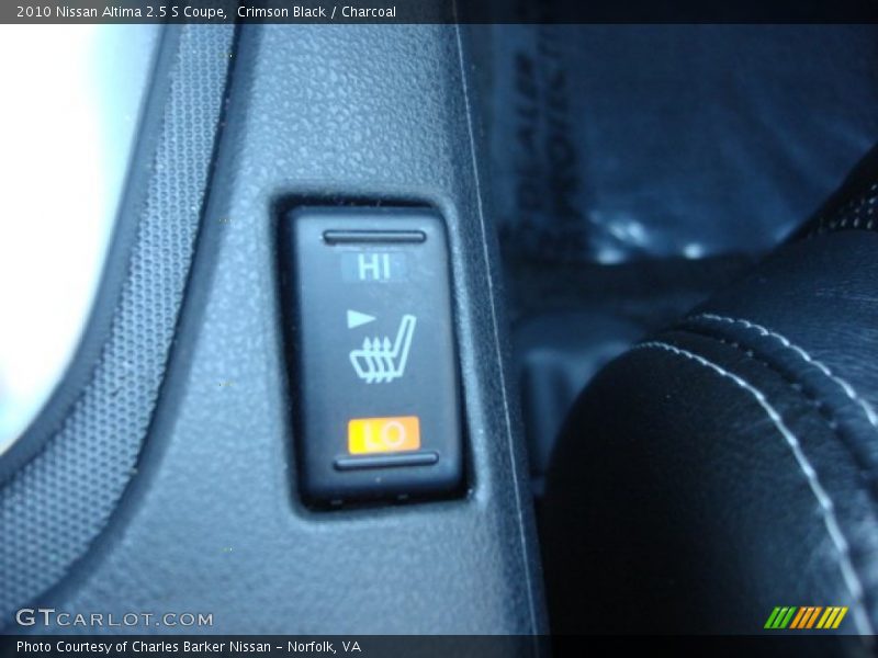 Crimson Black / Charcoal 2010 Nissan Altima 2.5 S Coupe