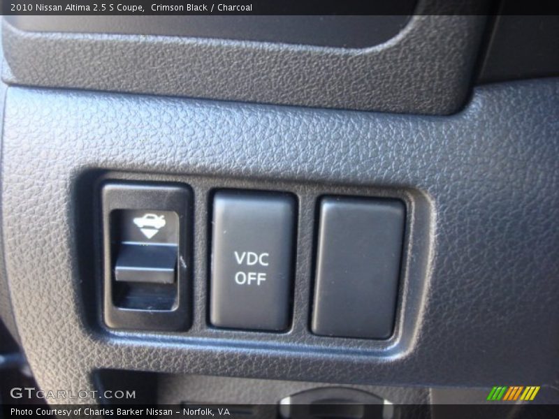 Crimson Black / Charcoal 2010 Nissan Altima 2.5 S Coupe