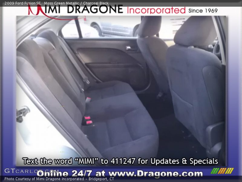 Moss Green Metallic / Charcoal Black 2009 Ford Fusion SE