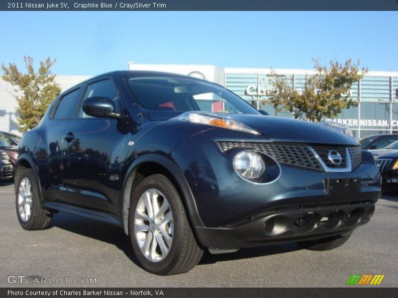 Graphite Blue / Gray/Silver Trim 2011 Nissan Juke SV