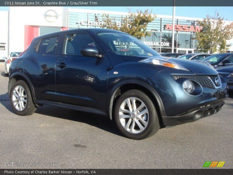 Graphite Blue / Gray/Silver Trim 2011 Nissan Juke SV