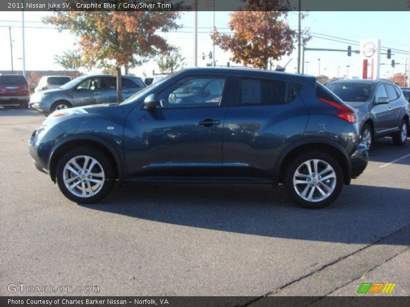 Graphite Blue / Gray/Silver Trim 2011 Nissan Juke SV