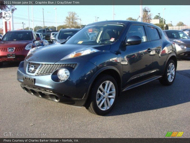 Graphite Blue / Gray/Silver Trim 2011 Nissan Juke SV