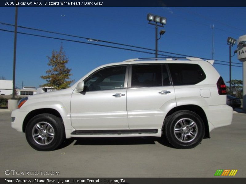 Blizzard White Pearl / Dark Gray 2008 Lexus GX 470