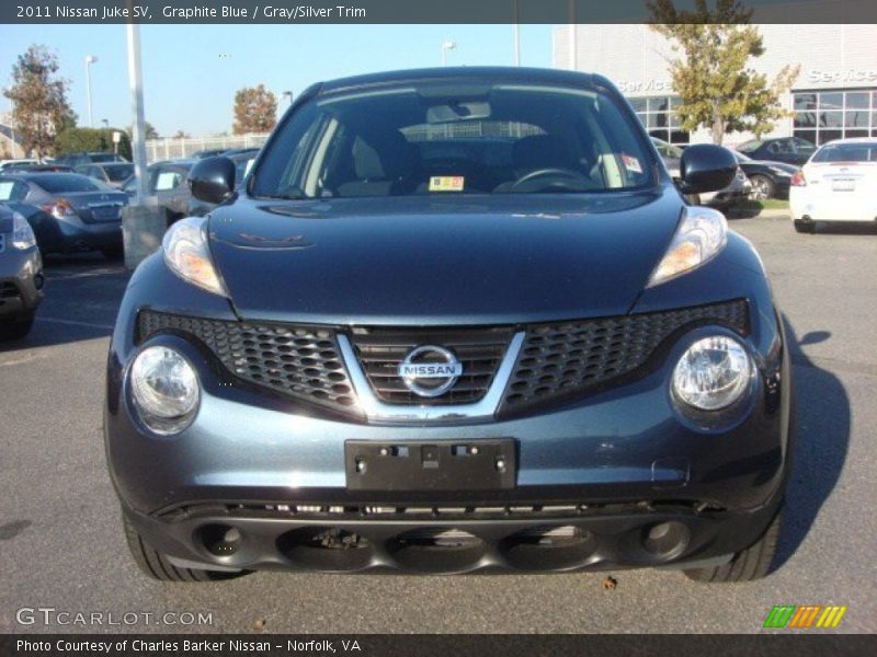 Graphite Blue / Gray/Silver Trim 2011 Nissan Juke SV