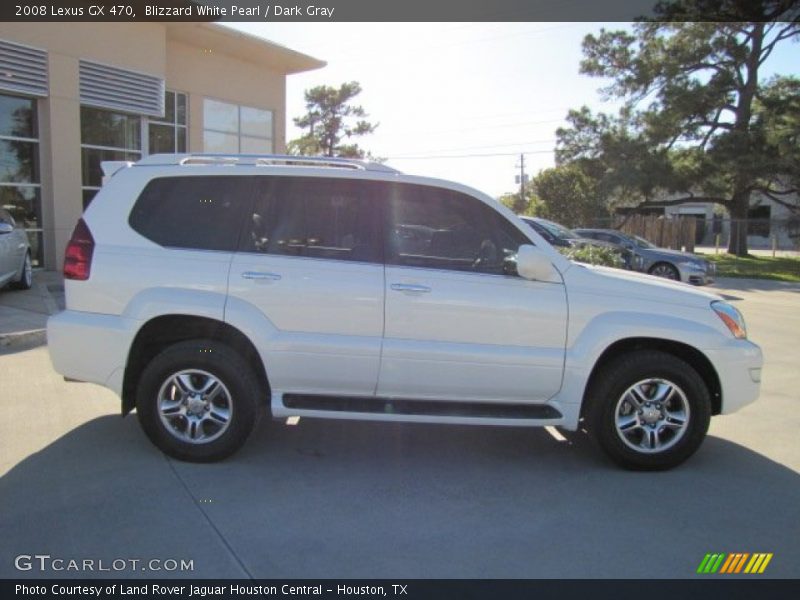 Blizzard White Pearl / Dark Gray 2008 Lexus GX 470