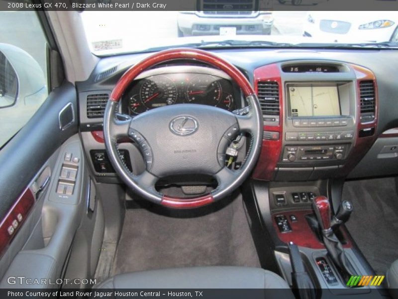 Blizzard White Pearl / Dark Gray 2008 Lexus GX 470