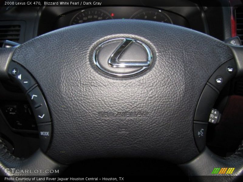 Blizzard White Pearl / Dark Gray 2008 Lexus GX 470
