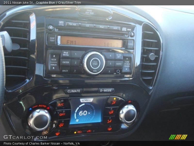 Graphite Blue / Gray/Silver Trim 2011 Nissan Juke SV