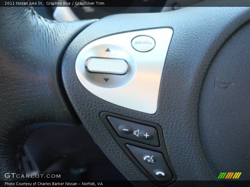 Graphite Blue / Gray/Silver Trim 2011 Nissan Juke SV