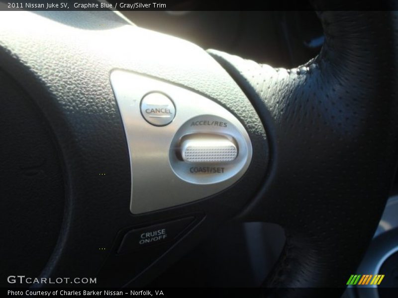 Graphite Blue / Gray/Silver Trim 2011 Nissan Juke SV