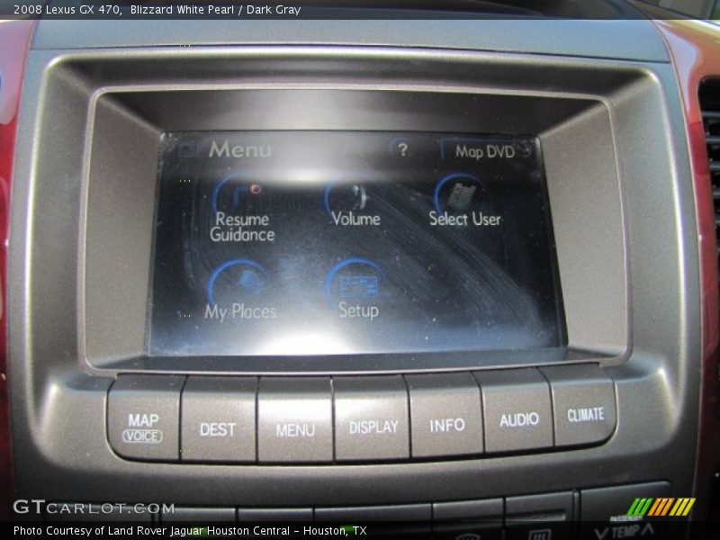 Blizzard White Pearl / Dark Gray 2008 Lexus GX 470