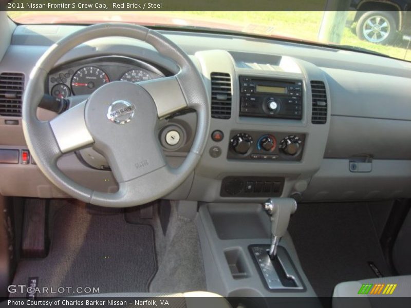 Red Brick / Steel 2011 Nissan Frontier S Crew Cab
