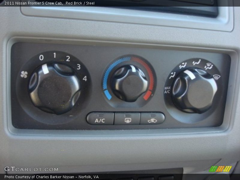 Red Brick / Steel 2011 Nissan Frontier S Crew Cab