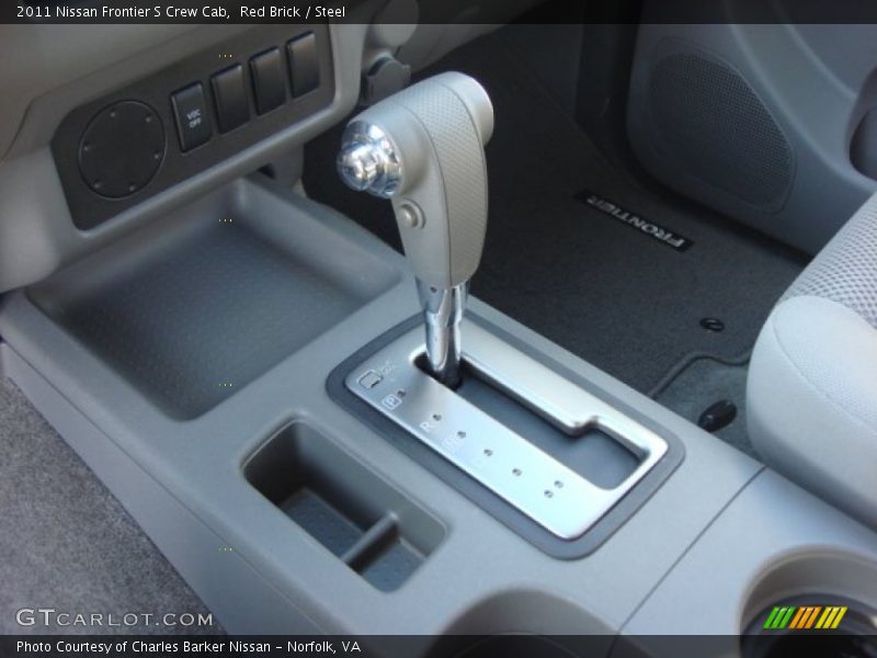 Red Brick / Steel 2011 Nissan Frontier S Crew Cab