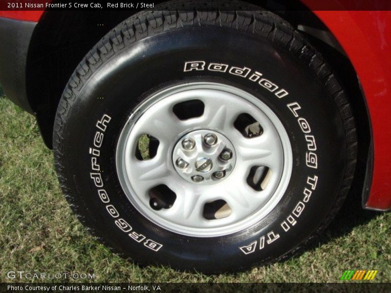 Red Brick / Steel 2011 Nissan Frontier S Crew Cab