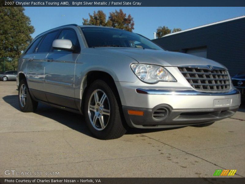 Bright Silver Metallic / Pastel Slate Gray 2007 Chrysler Pacifica Touring AWD