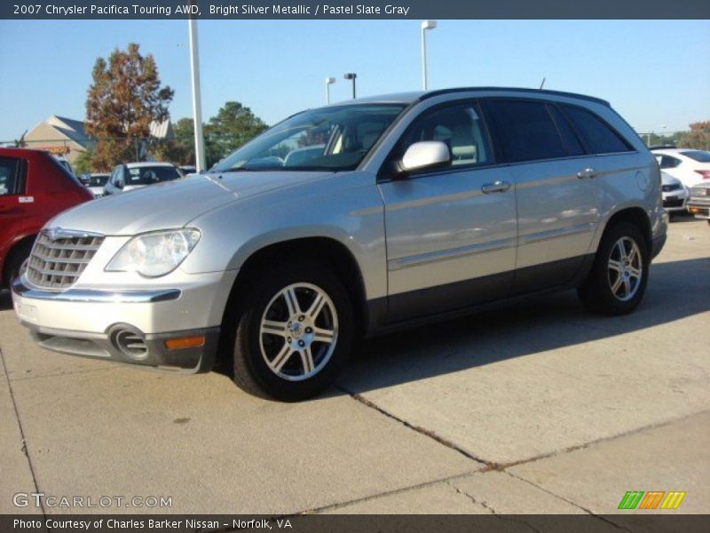 Bright Silver Metallic / Pastel Slate Gray 2007 Chrysler Pacifica Touring AWD
