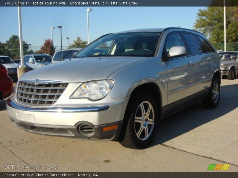 Bright Silver Metallic / Pastel Slate Gray 2007 Chrysler Pacifica Touring AWD