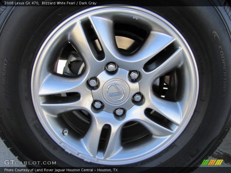 Blizzard White Pearl / Dark Gray 2008 Lexus GX 470