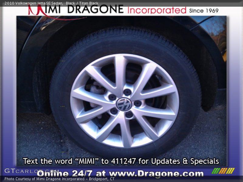 Black / Titan Black 2010 Volkswagen Jetta SE Sedan