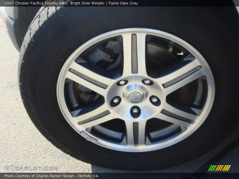 Bright Silver Metallic / Pastel Slate Gray 2007 Chrysler Pacifica Touring AWD