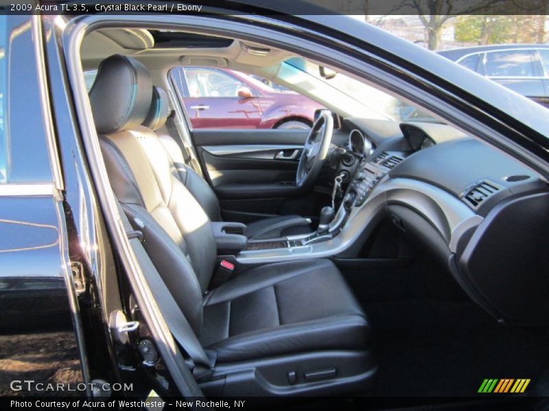 Crystal Black Pearl / Ebony 2009 Acura TL 3.5