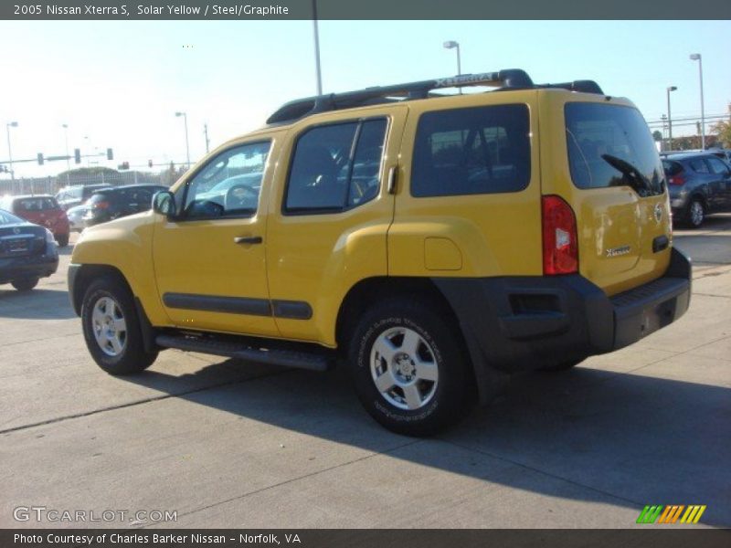 Solar Yellow / Steel/Graphite 2005 Nissan Xterra S