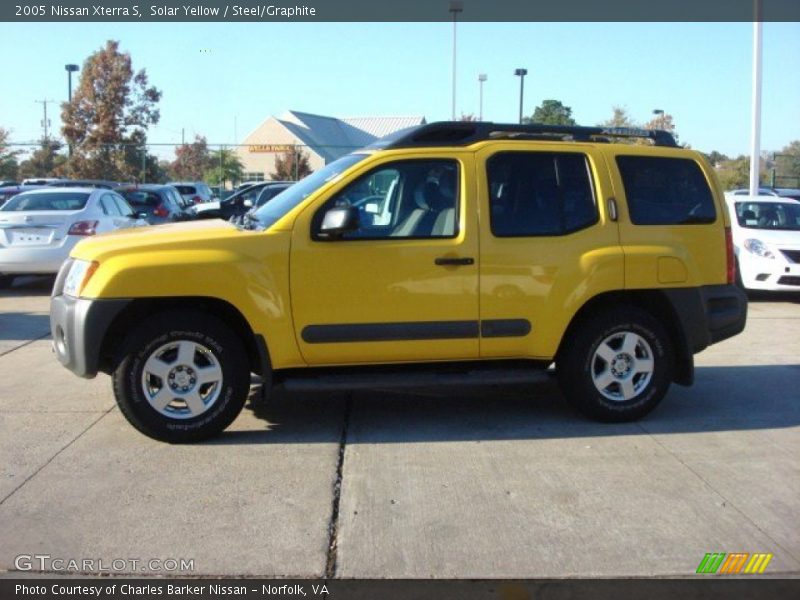 Solar Yellow / Steel/Graphite 2005 Nissan Xterra S