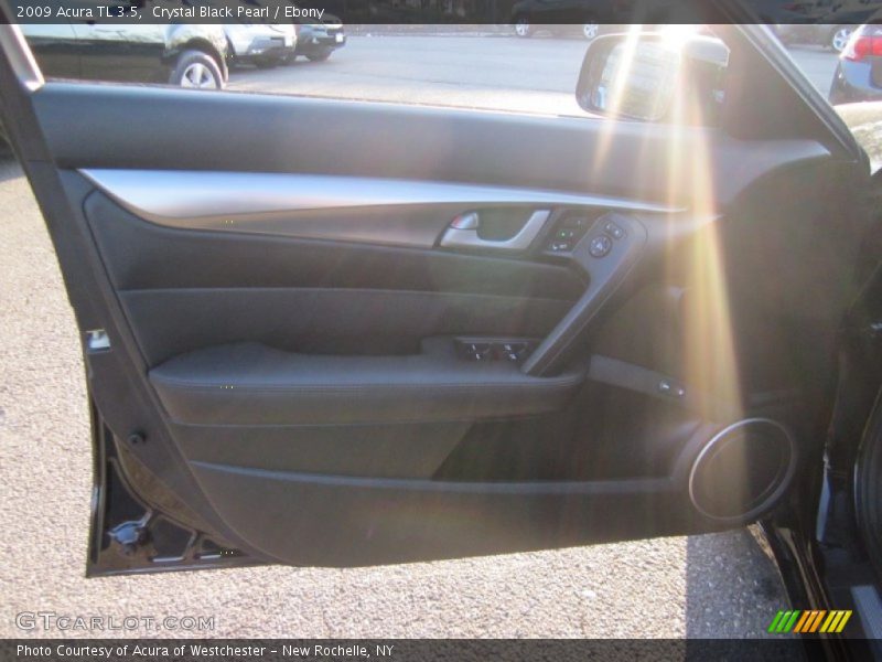 Crystal Black Pearl / Ebony 2009 Acura TL 3.5